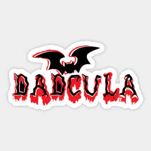 Dadcula - Dad halloween gift Sticker